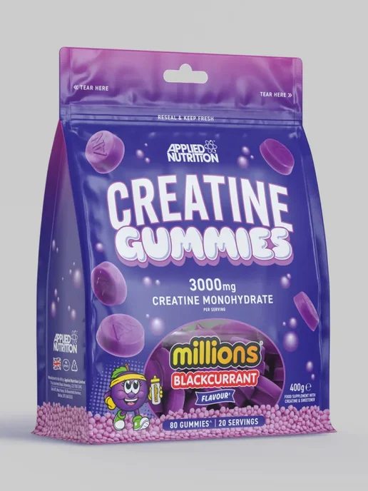 APPLIED NUTRITION Креатин моногидрат в жевательной форме Gummies, вариант