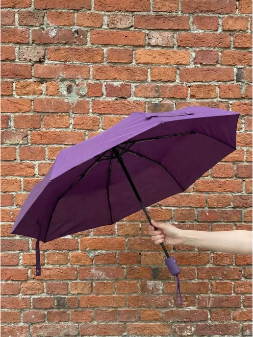 Gerain Umbrella Зонт автомат антиветер складной, фиолетовый, фото 2