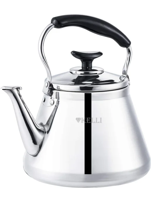 KELLI Чайник для дома металлический KL-3121 3л, 3 л