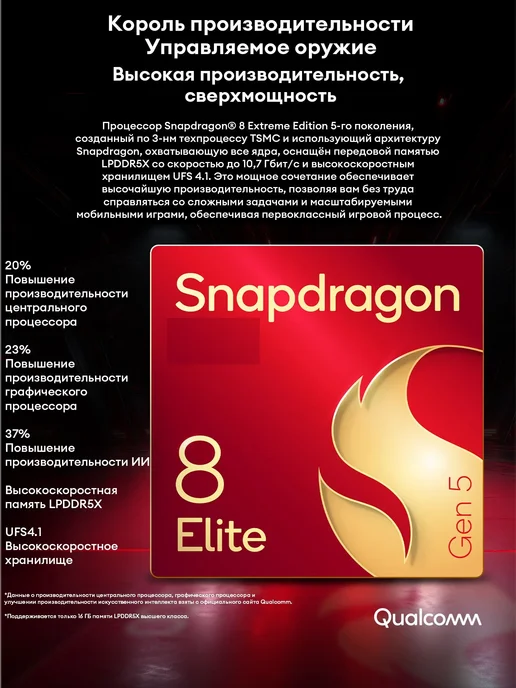 Смартфон ZTE Nubia Z80 Ultra 16/1024 ГБ, черный, фото 3