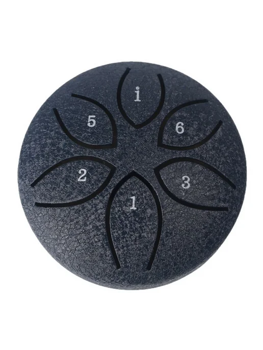 3 дюйма 6 нот Steel Tongue Drum Handpan перкуссия туч DARK B, вариант, фото 5