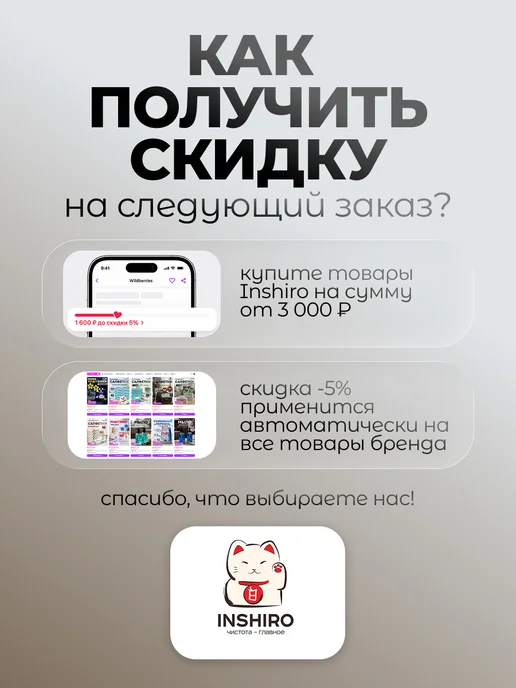 INSHIRO Капсулы для посудомоечной машины 5 в 1 40 шт, 40 шт, фото 2