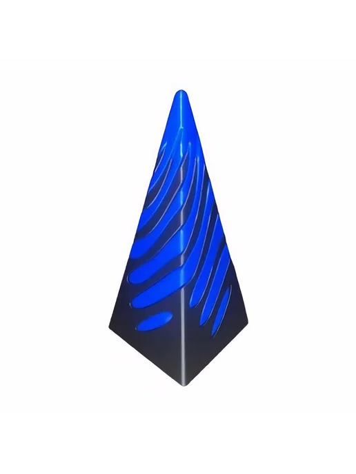 3D Spiral игрушка антистресс, фиджет, пасс через пирамиду, с, вариант, фото 2