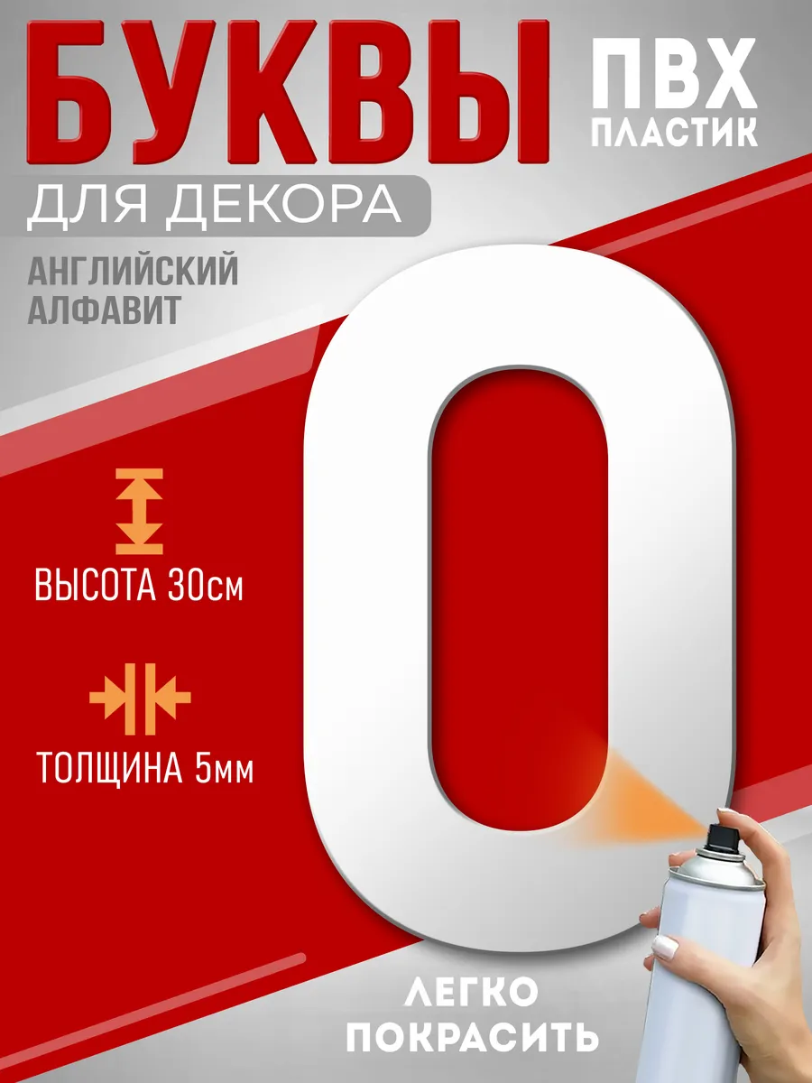 Буквы из пластика на стену