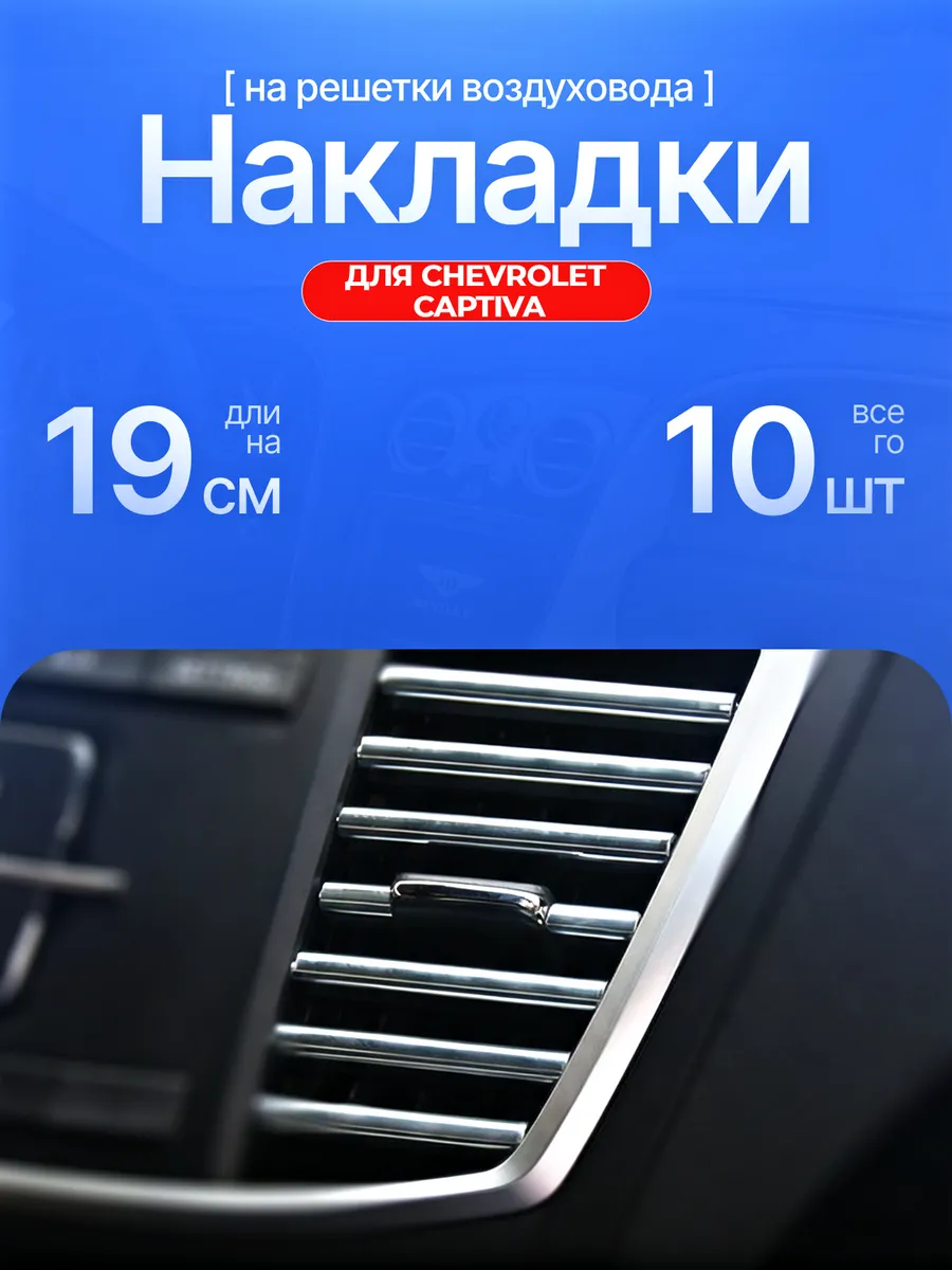 Молдинги на дефлекторы салона Шевроле Каптива