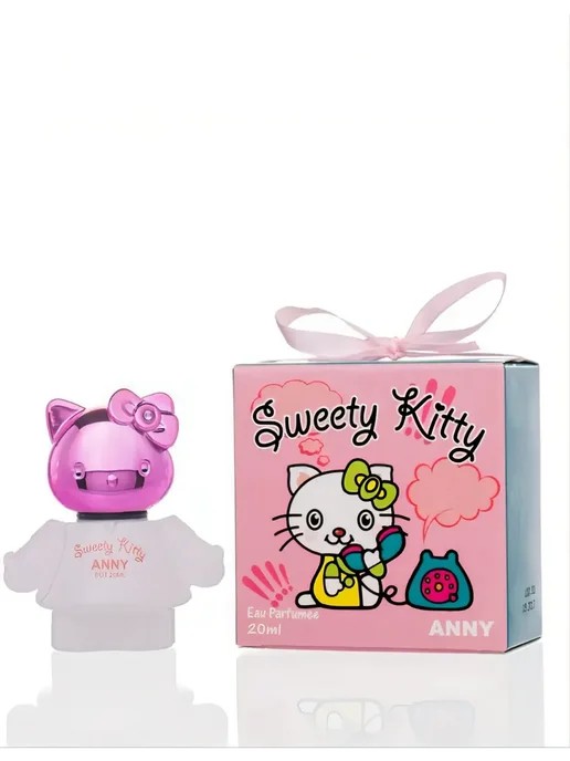 ПонтиПарфюм Душистая вода для девочек Sweety Kitty Anny духи 20 мл, 20 мл, фото 4