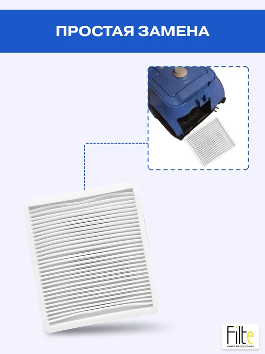 DOCTOR FILTERS Фильтр для пылесоса Samsung SC4520,SC4326,DJ97-01040C, белый, фото 7
