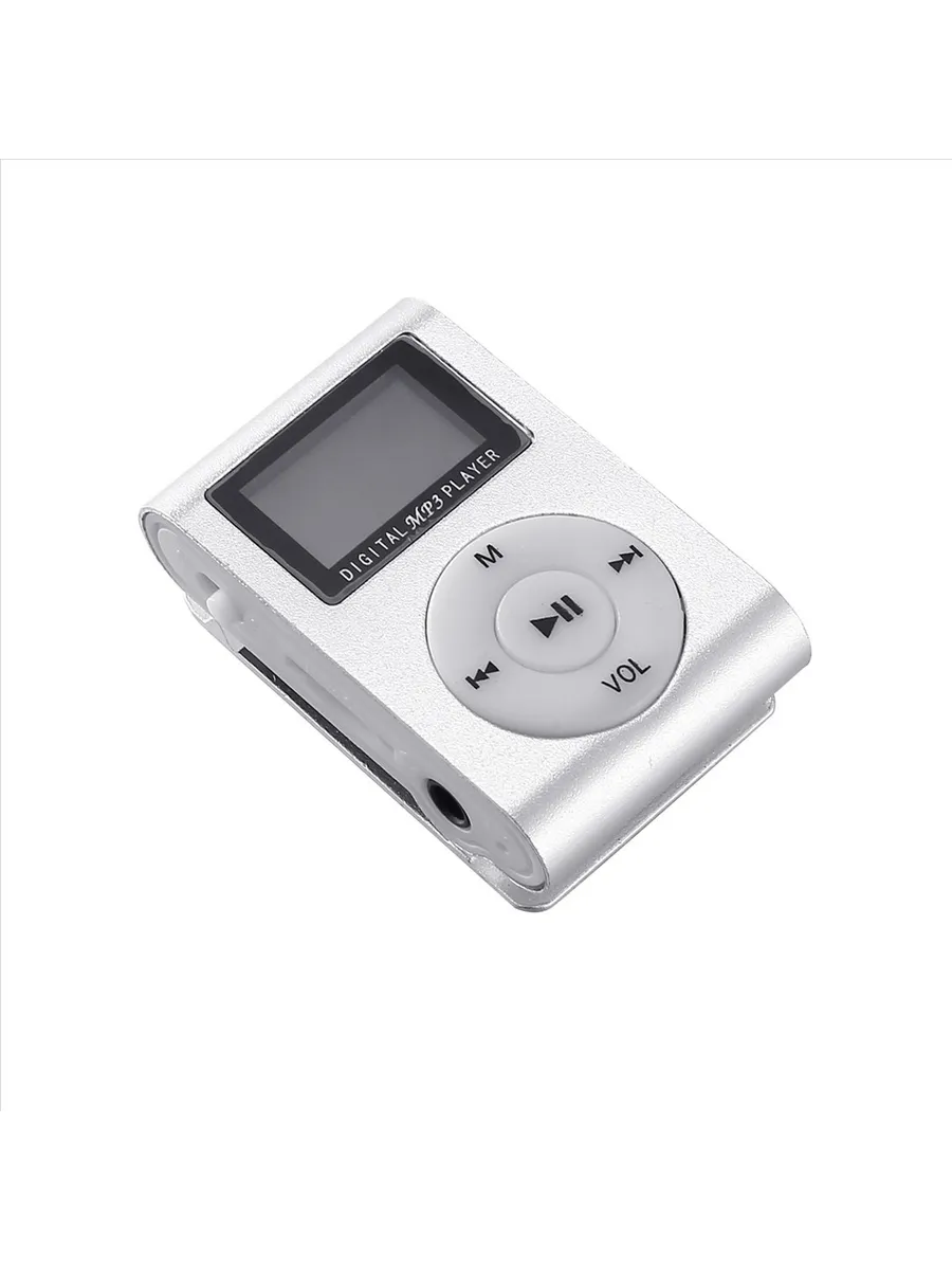 Mini USB Clip MP3 Player Video Screen Support 32GB Micro-SD