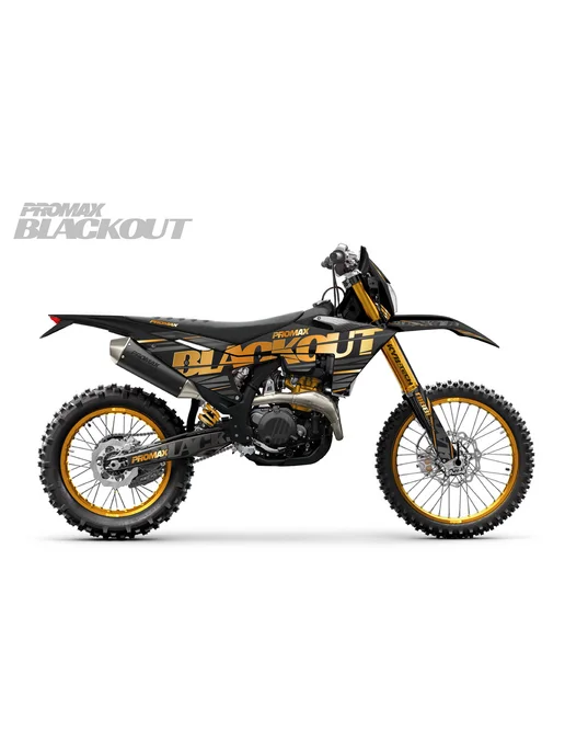 promax Кроссовый мотоцикл BLACKOUT NB300 MX, черный, new black