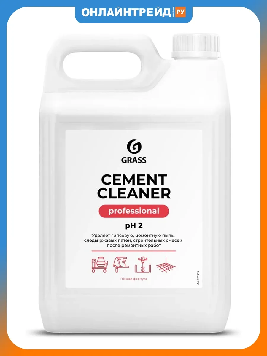 Очиститель после ремонта Грасс Cement Cleaner 5.5 л