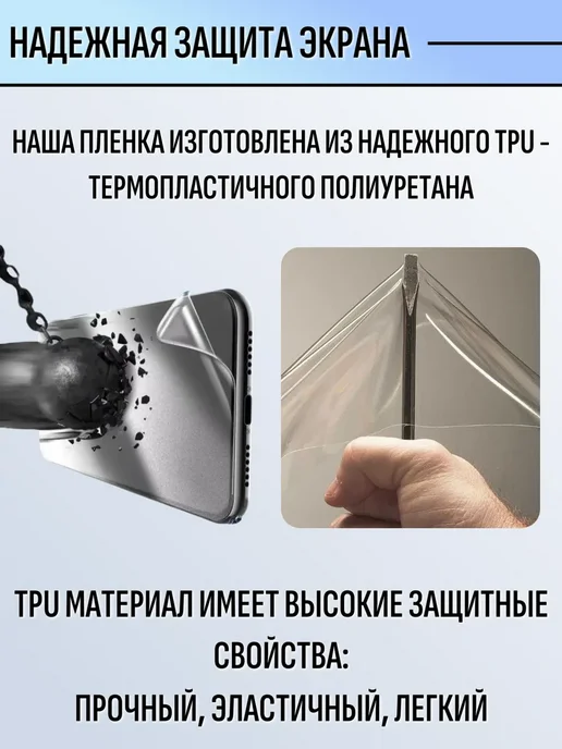 EAKS Express аксессуары Гидрогелевая пленка Realme 11 Pro матовая 2 шт, 2 шт, фото 7