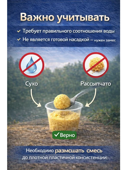 Family Joys Home Мастырка сухая для рыбалки с ароматом мёда, насадка, вариант, фото 4
