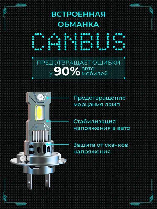 Eleforce Светодиодные лед лампы H7 LED для авто, вариант, фото 2