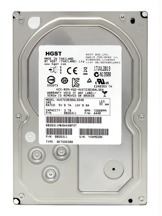 Жесткий диск 3 ТБ Hitachi SATA 3.5, 3 ТБ, фото 2