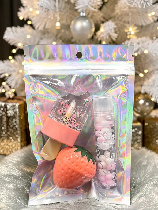 Kiss Beauty Набор блесков для губ "Пломбирка 3 в 1", вариант, фото 7