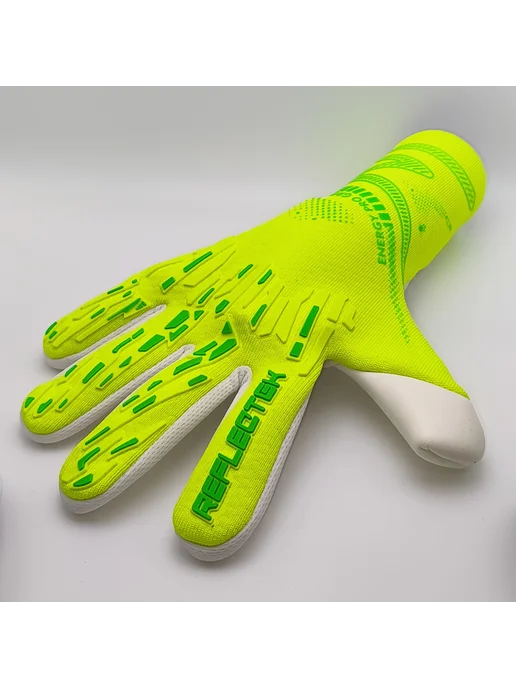 Reflectgk Вратарские перчатки для футбола Energy pro grip, зеленый, фото 2