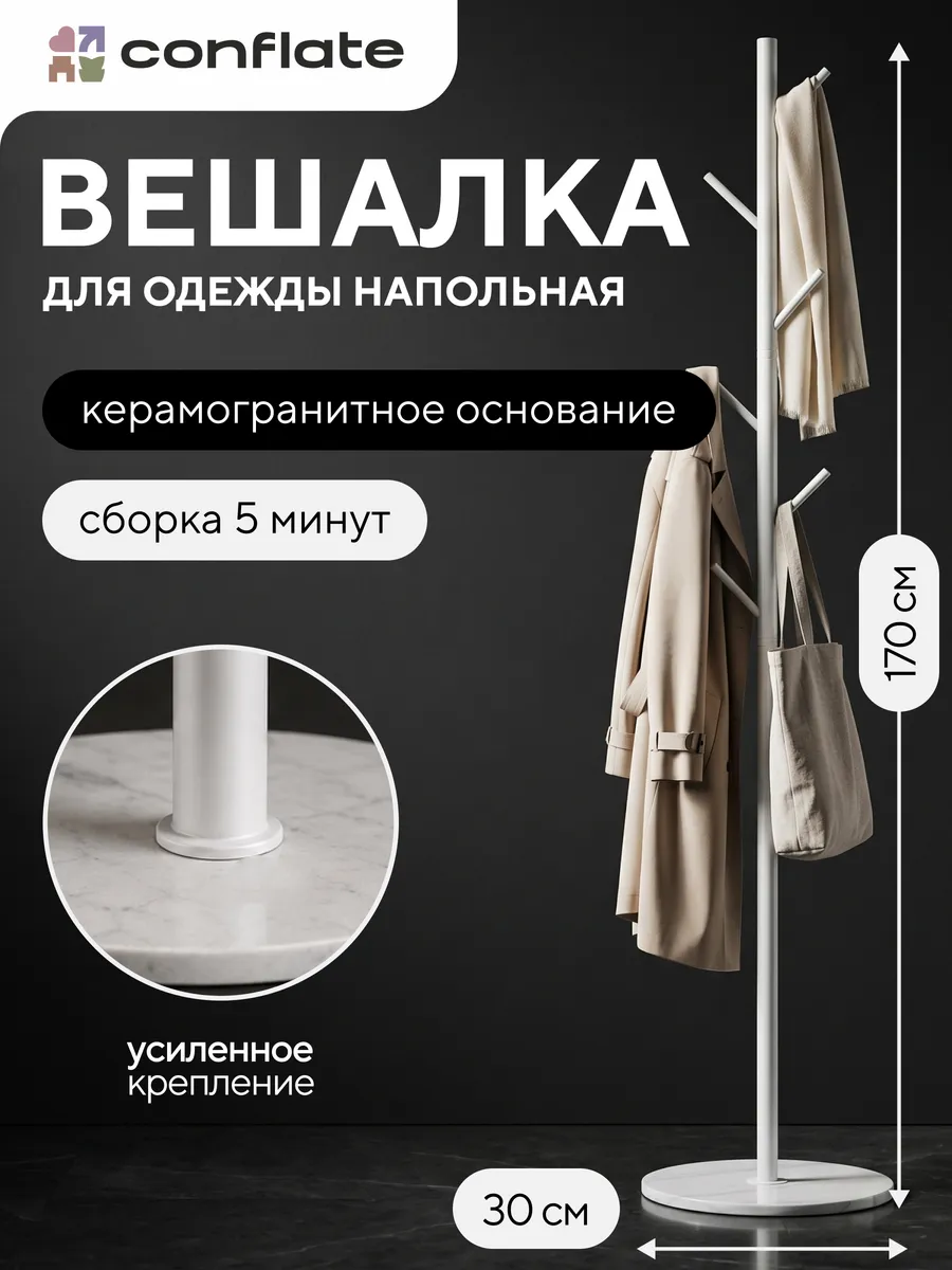 Вешалка напольная для одежды