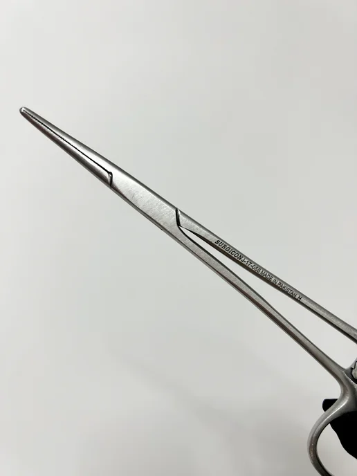 Зажим кровоостанавливающий Москит 150 мм Surgicon J-17-058, 5 шт, фото 8