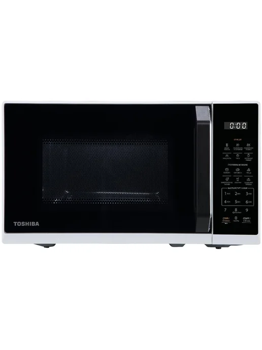 Микроволновая печь Toshiba MW3-EM21PE, электронное управление, LED-подсветка, 21л, белый, черный, фото 6