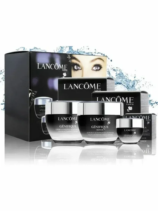 Набор кремов Lancome Genifique Антивозрастной, 3 шт, фото 2