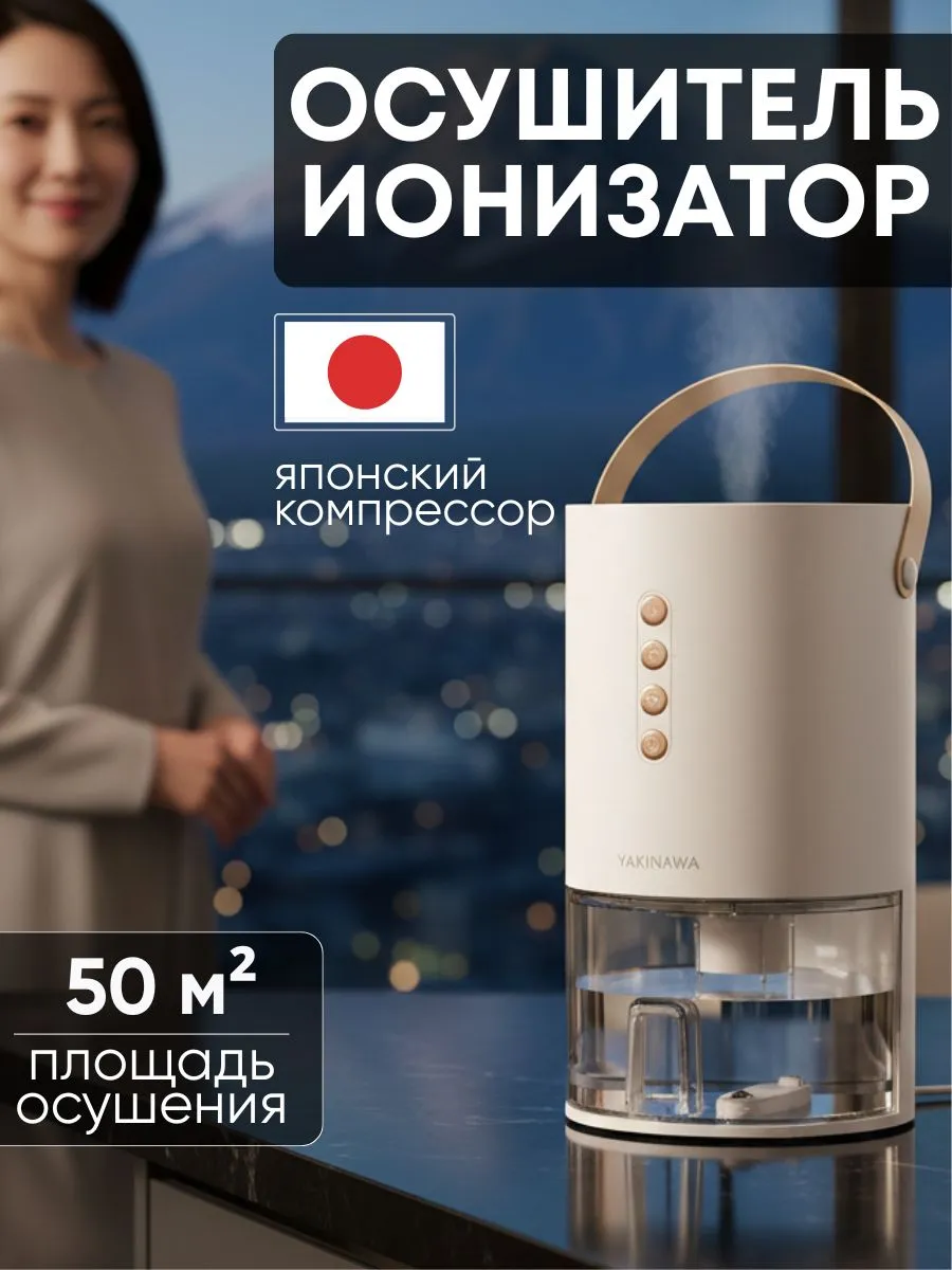 Осушитель воздуха для дома от влажности и плесени 50 кв м