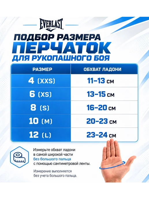 Перчатки для рукопашного боя кожаные, синий, фото 4