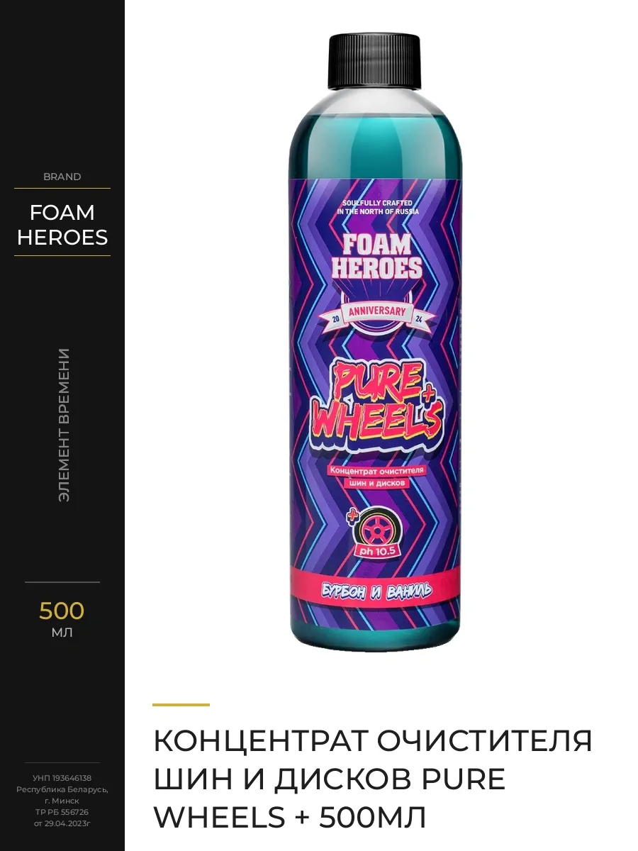 Концентрат для глубокой очистки автомобильных колес и дисков