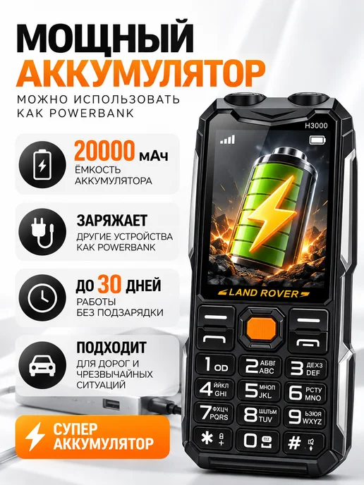 Телефон кнопочный для пожилых с камерой, зеленый, фото 2