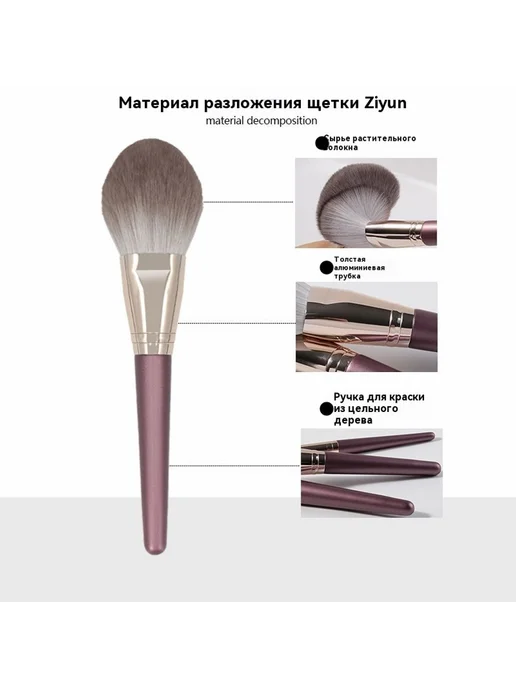 Набор кистей для макияжа 8 комплектов, вариант, фото 2