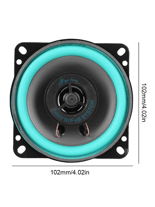 4" автоакустика 12В, полнодиапазон, нелиняющая, Damp-proof, вариант, фото 4