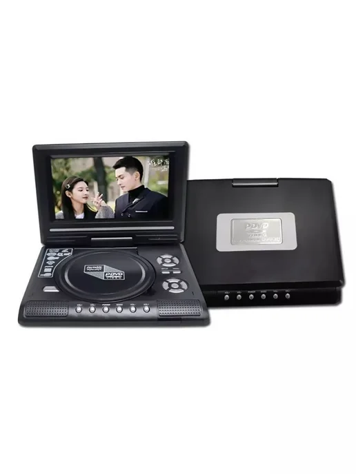 DVD-плеер портативный 7.8" 270° Черный, черный, фото 4