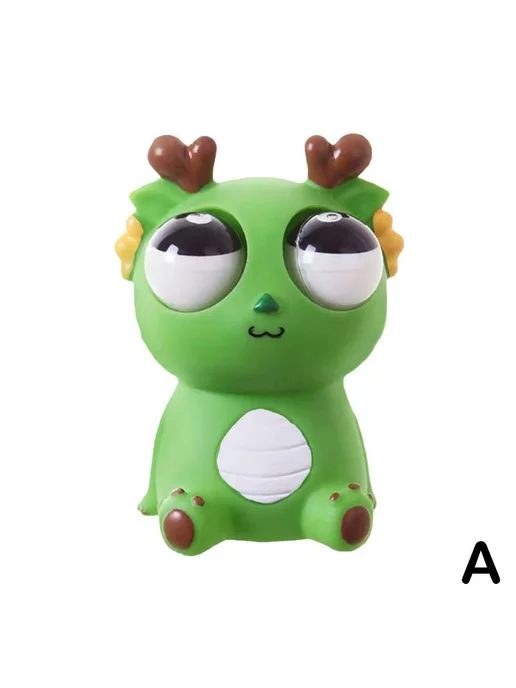 Игрушка-антистресс Дракон синий Жвачка для рук, синий, фото 4