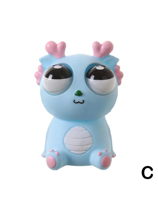 Игрушка-антистресс Дракон синий Жвачка для рук, оранжевый, фото 8