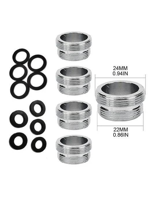 Адаптеры для аэратора крана 18x1 на 22 5шт, 18x1, 5 шт, фото 5