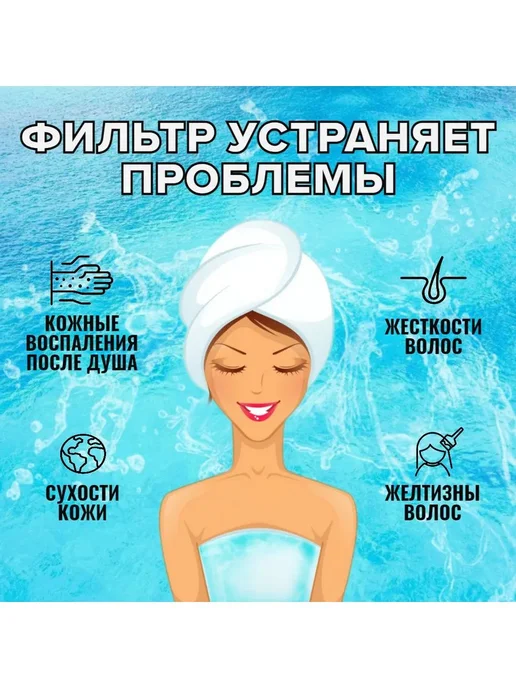 Фильтр для душа PP от ржавчины, 3 шт, 3 шт, фото 6