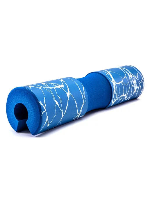 Губка для штанги с мраморным рисунком Blue, синий, фото 8