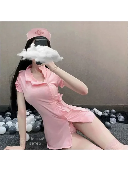 Нижнее белье чёрные сетчатые колготки Средний код, черный, фото 2