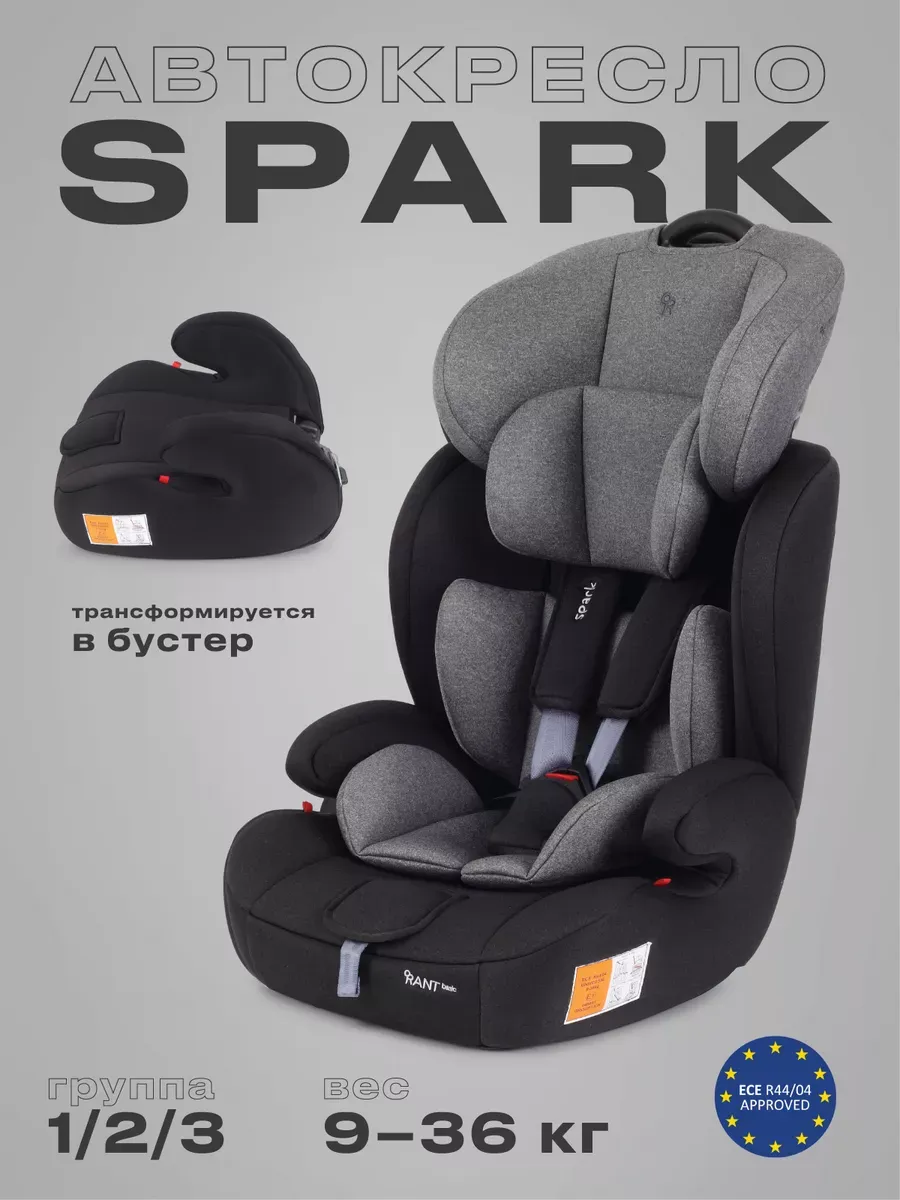 Детское автокресло 9-36кг Spark 1 2 3