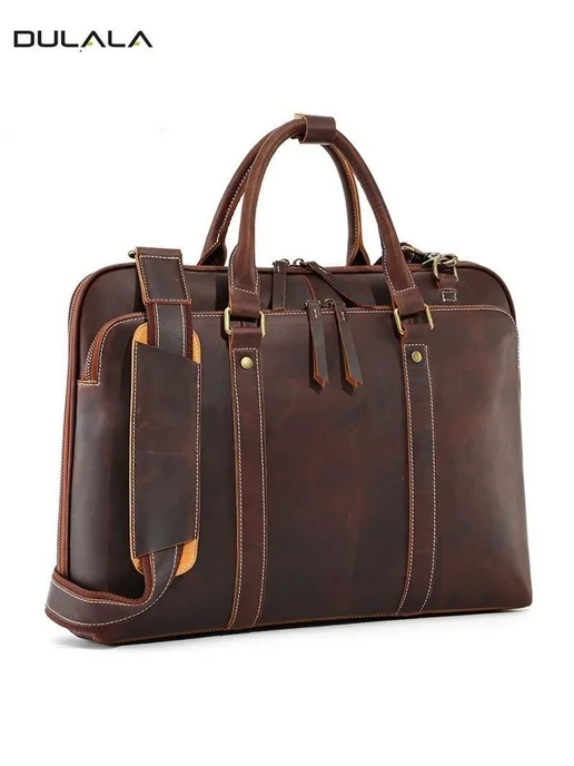 Сумка портфель Кожаная 41x30x11 см 15.6A3, 41x30x11 см, фото 7