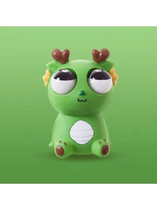Сквиш Дракон Антистресс игрушка синий шт, синий, фото 2