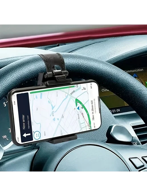 Автодержатель для телефона Универсальный розовый розовый, розовый, фото 5