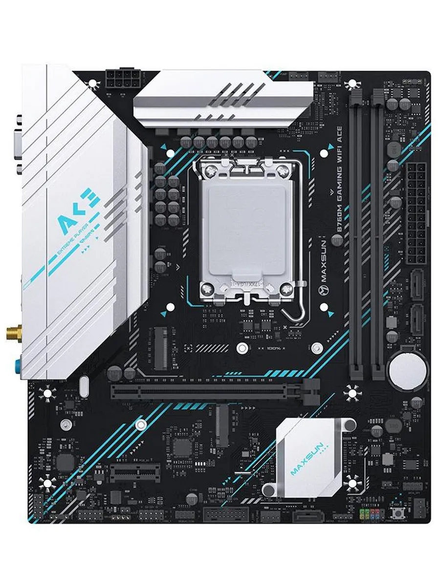 Maxsun Материнская плата MS-B760M GAMING WIFI ACE (LGA1700, mATX)
