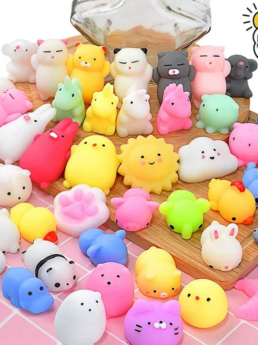 Игрушка антистресс мягкая, сквиш, 20 шт. 20 шт, 20 шт, 20 шт, фото 2