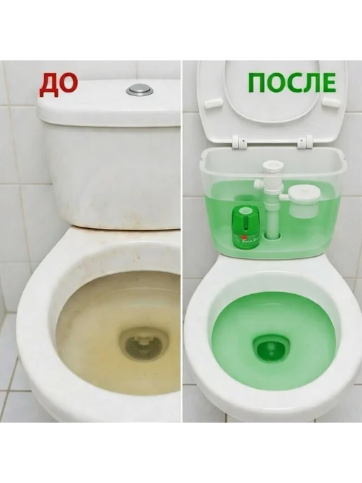 SANO Блок для унитаза в бачок, зеленый, фото 5