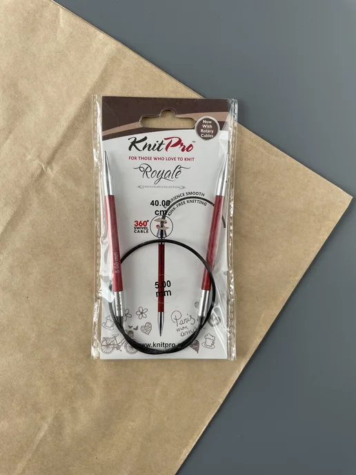KnitPro Royale 40 см 5.0 мм спицы круговые, вариант
