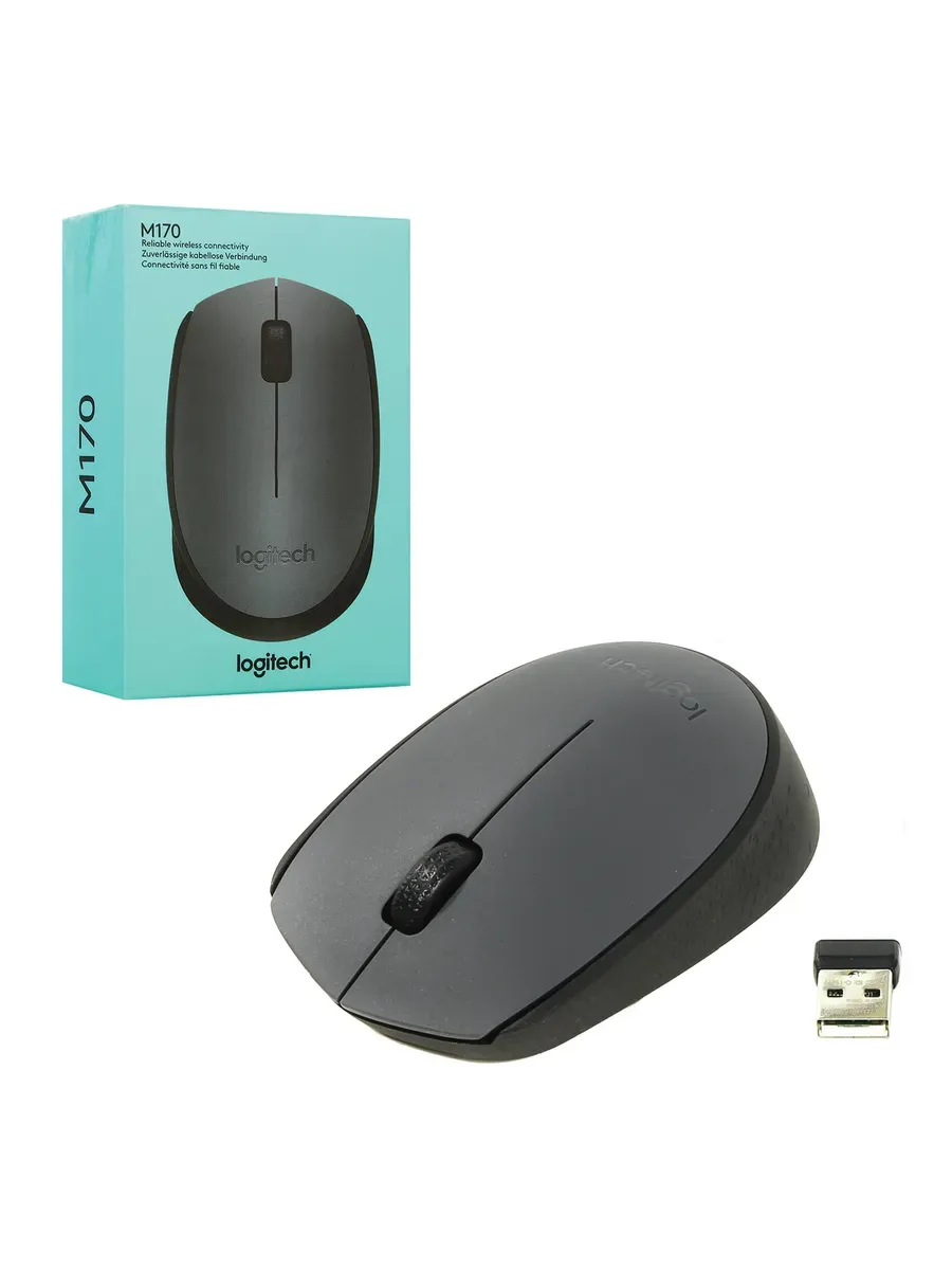 LOGITECH Мышь беспроводная компьютерная, оптическая