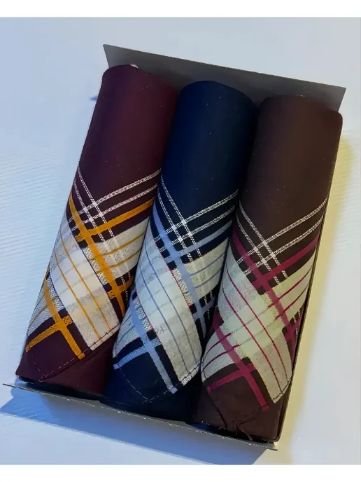 Pastel Lux Набор 3 предмета платков 40х40 см. в коробочке, 40x40 см, фото 4