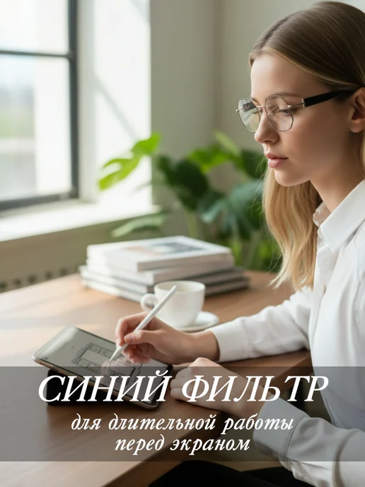Очки для компьютера с диоптриями -3,5, белый, фото 3