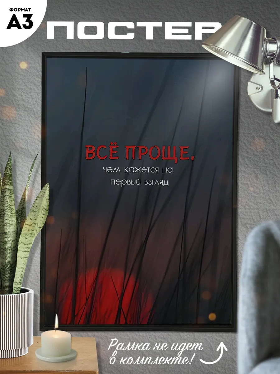 Постер А3 Мотивация