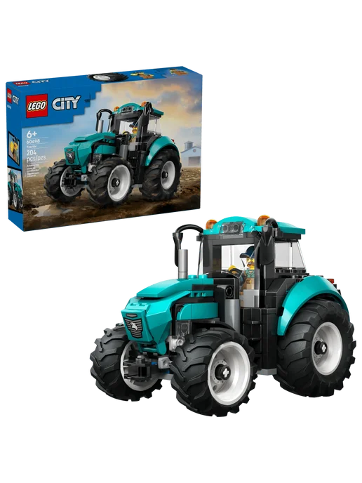LEGO City Great Vehicles Трактор 60498, голубой